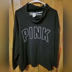 PINK cowl neck sweater